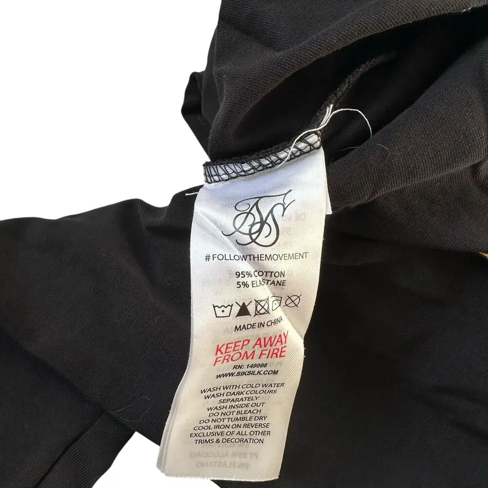 SikSilk Black Elastic Waist High Rise Leggings Women Size 2 | 65 - Image 9