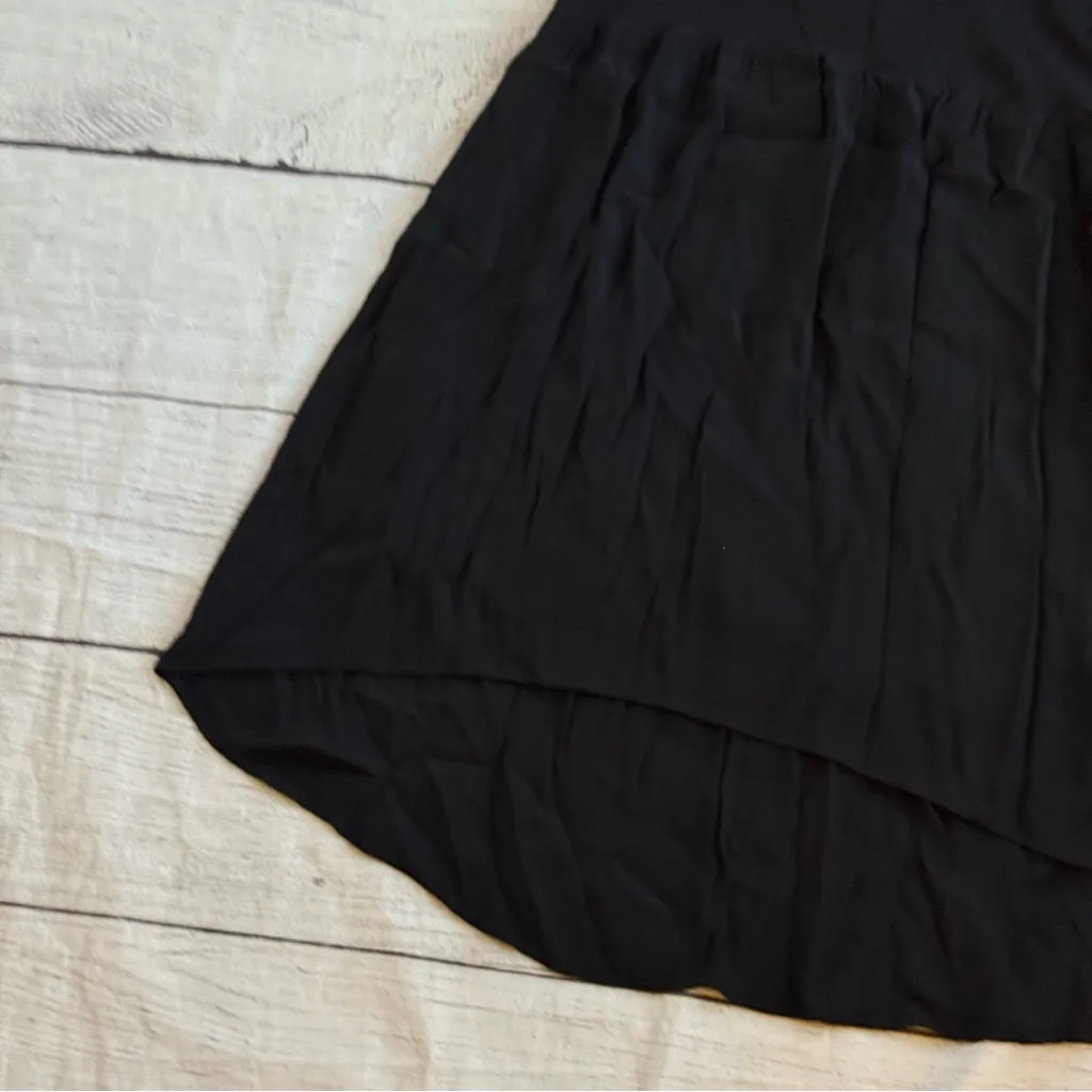 Soft Surroundings crisscross back dress size petite medium tank black high low - Image 6