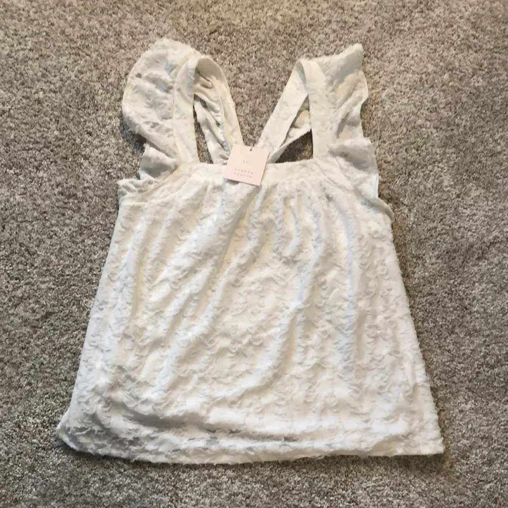 LC Lauren Conrad ruffle cami top - Image 2