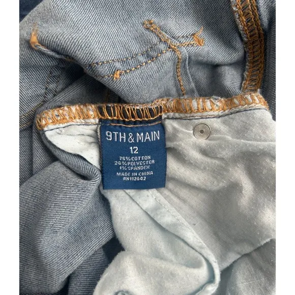 9th & Main Women's Denim‎ Blue Jeans Sz 12 Casual Versatile Grunge Punk Western - Image 6