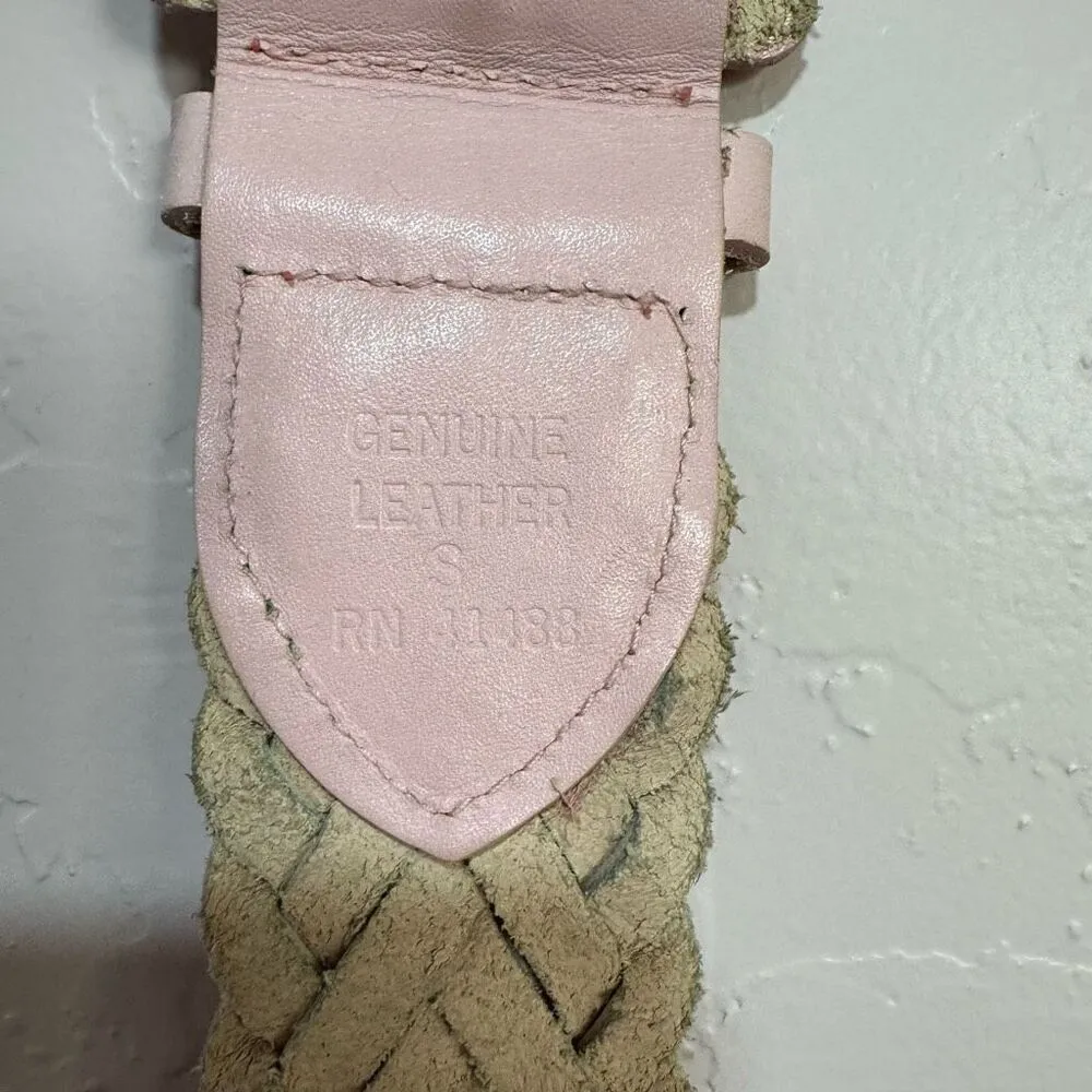 Spiegel Pink braided belt - Image 2