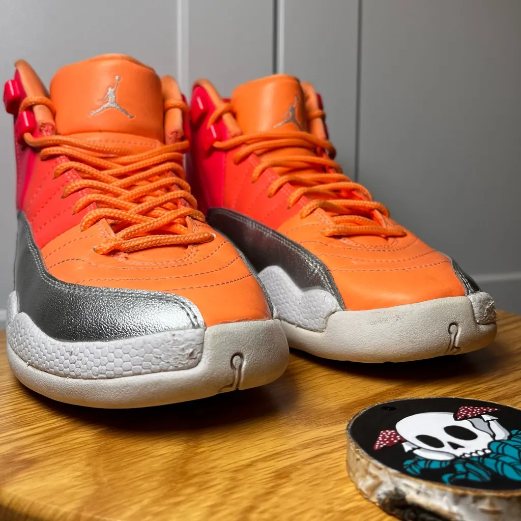 Air Jordan 12 Retro GS 'Sunrise' US Size 4.5Y •6W•36.5EUR (Preloved no box) - Image 9