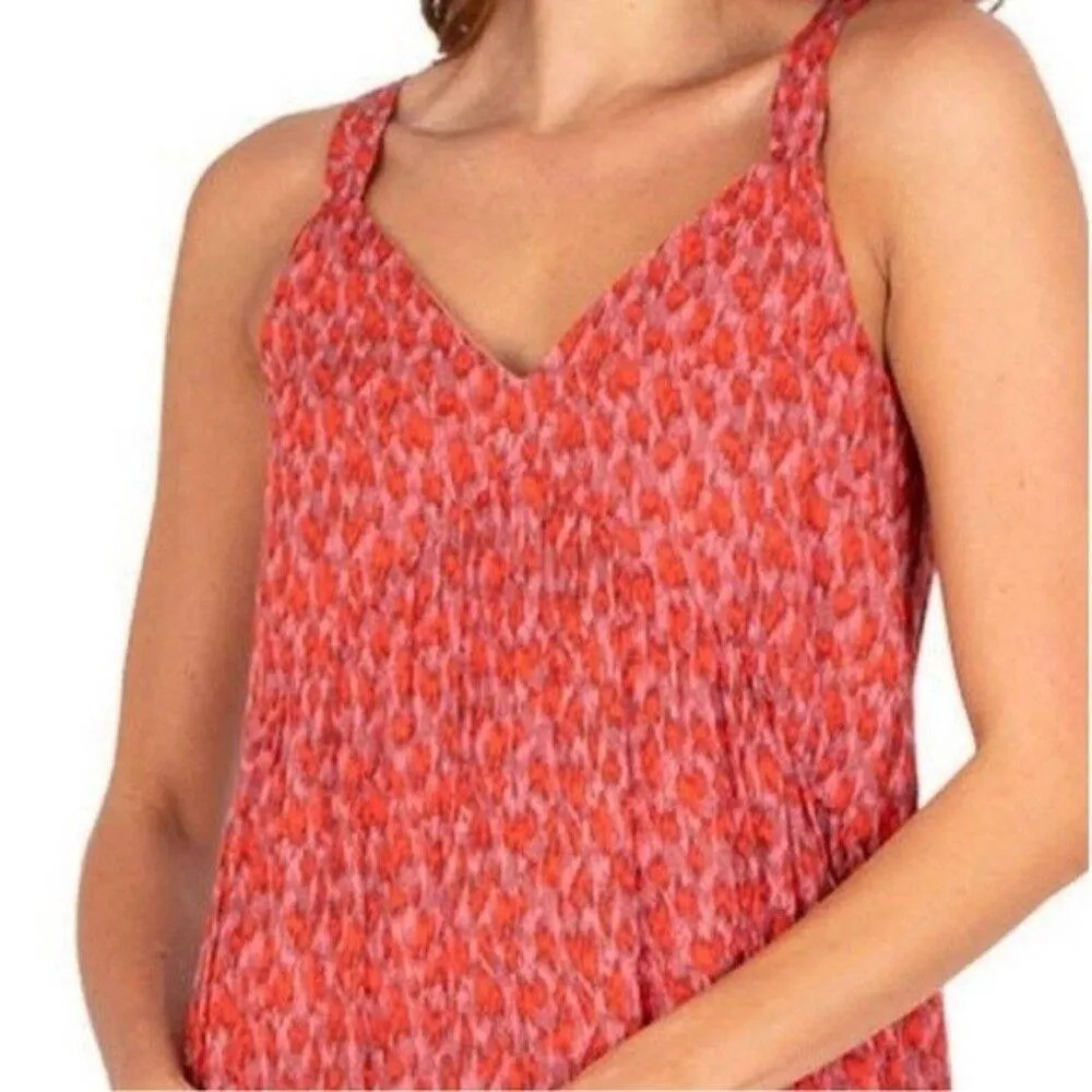 NWT Joie Bondi Sleeveless Tea Rose Cotton Flowy Maxi Dress Women’s Size Medium - Image 11