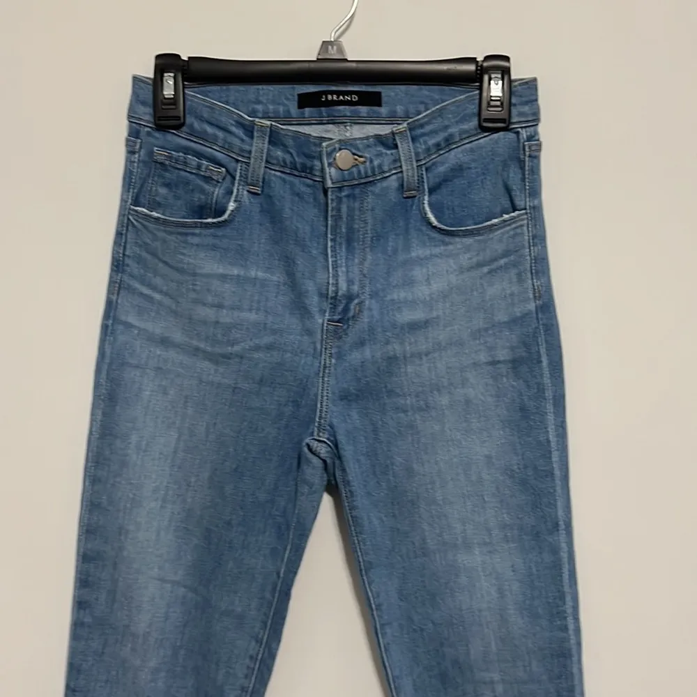 J Brand Ruby Jeans High Waisted Skinny with Lace Detail Size 26 EUC - Image 2