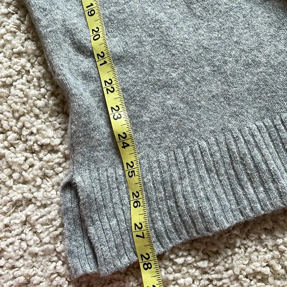 J.Crew oversized wool blend grey sweater - Image 10