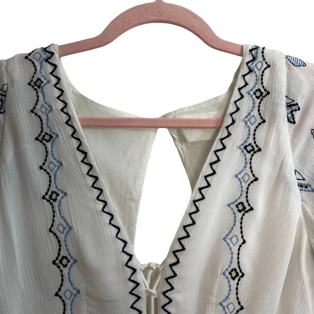 Piper  White Embroidered Dress - Image 3