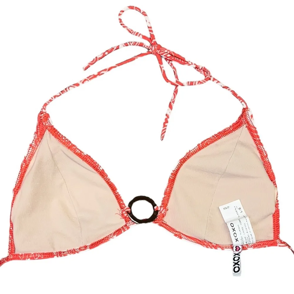 XOXO Bikini Swimsuit Floral Bohemian Y2K L Large - Image 3