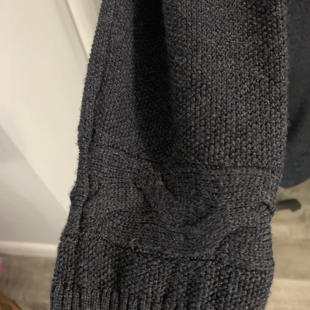 Lacoste Merino Extra Fine Wool Gray Sweater Dress - Image 7