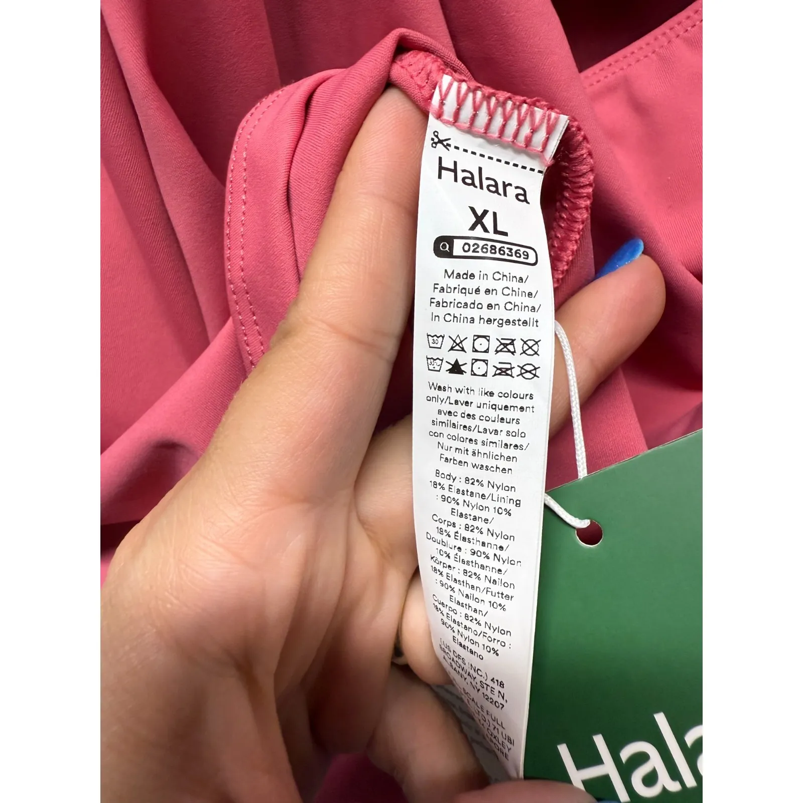 Halara Softlyzero Airy Backless‎ Twisted Flare Dance Active Dress XL Pink - Image 5