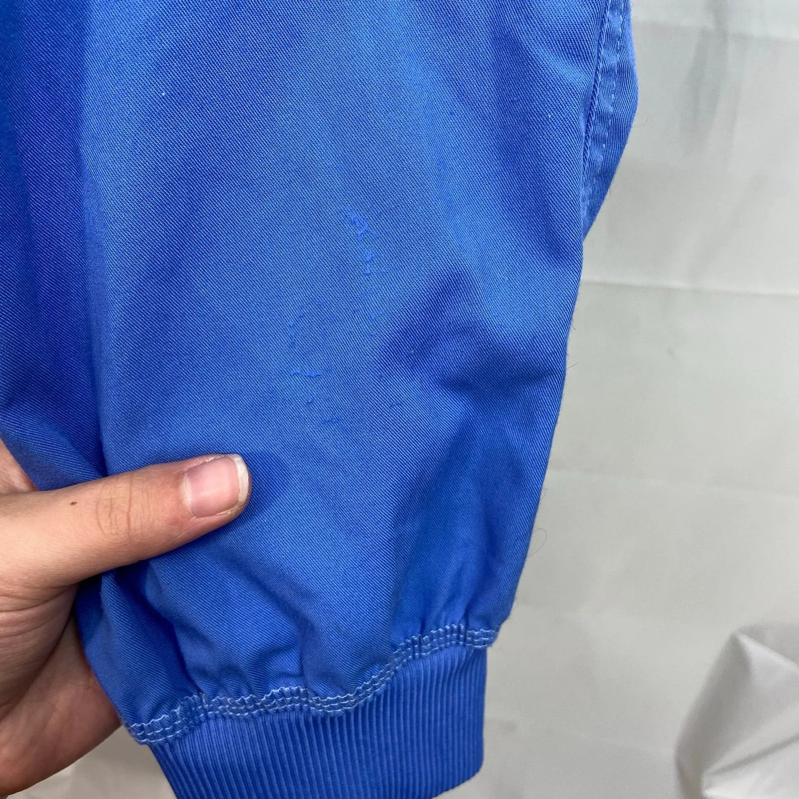 Med Couture women's blue insight jogger pocket drawstring scrub bottoms pants Size 2X - Image 5