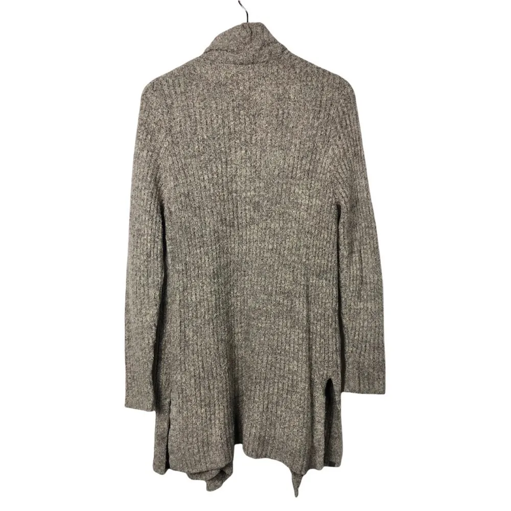 Barefoot Dreams CozyChic Lite Brown Montecito Long Knit Cardigan Sweater M - Image 3