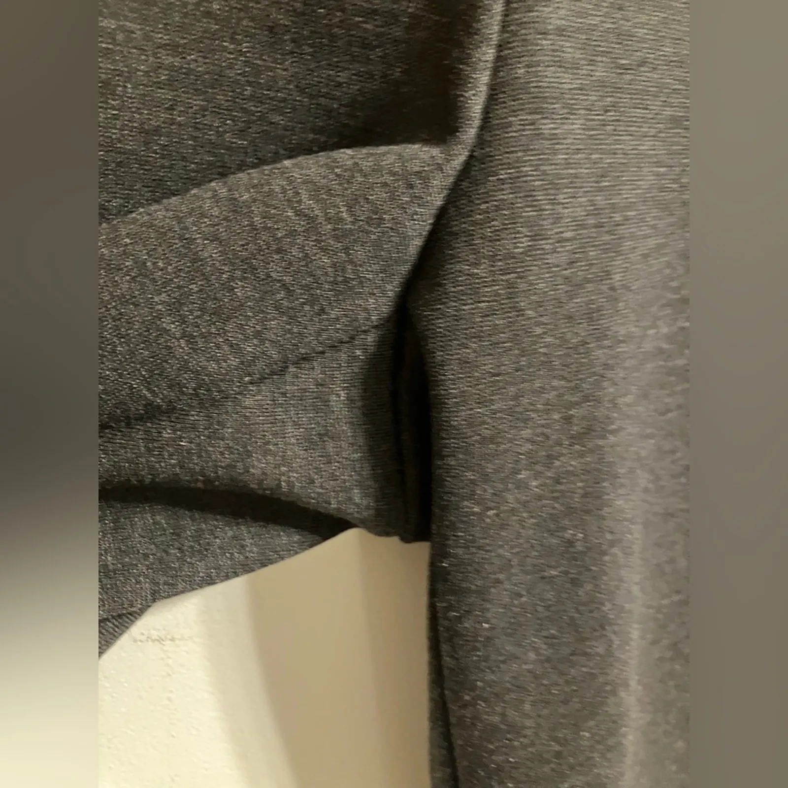 Chico’s Juliet Straight Leg Pant Grey Womens size 6 Tall classic‎ Career Pull-on - Image 4