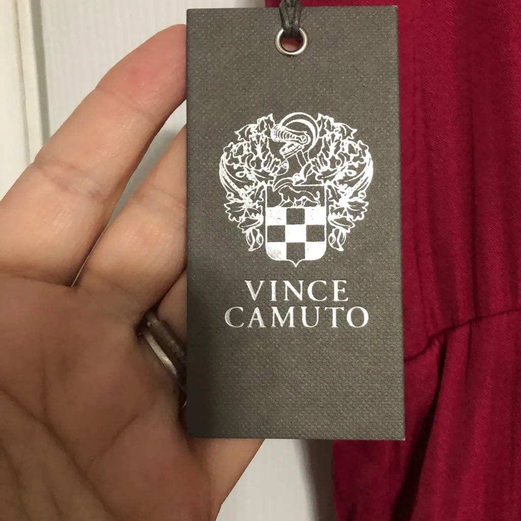 Vince‎ Camuto NWT pink silky side slit dress summer oasis women’s plus size 2X - Image 11