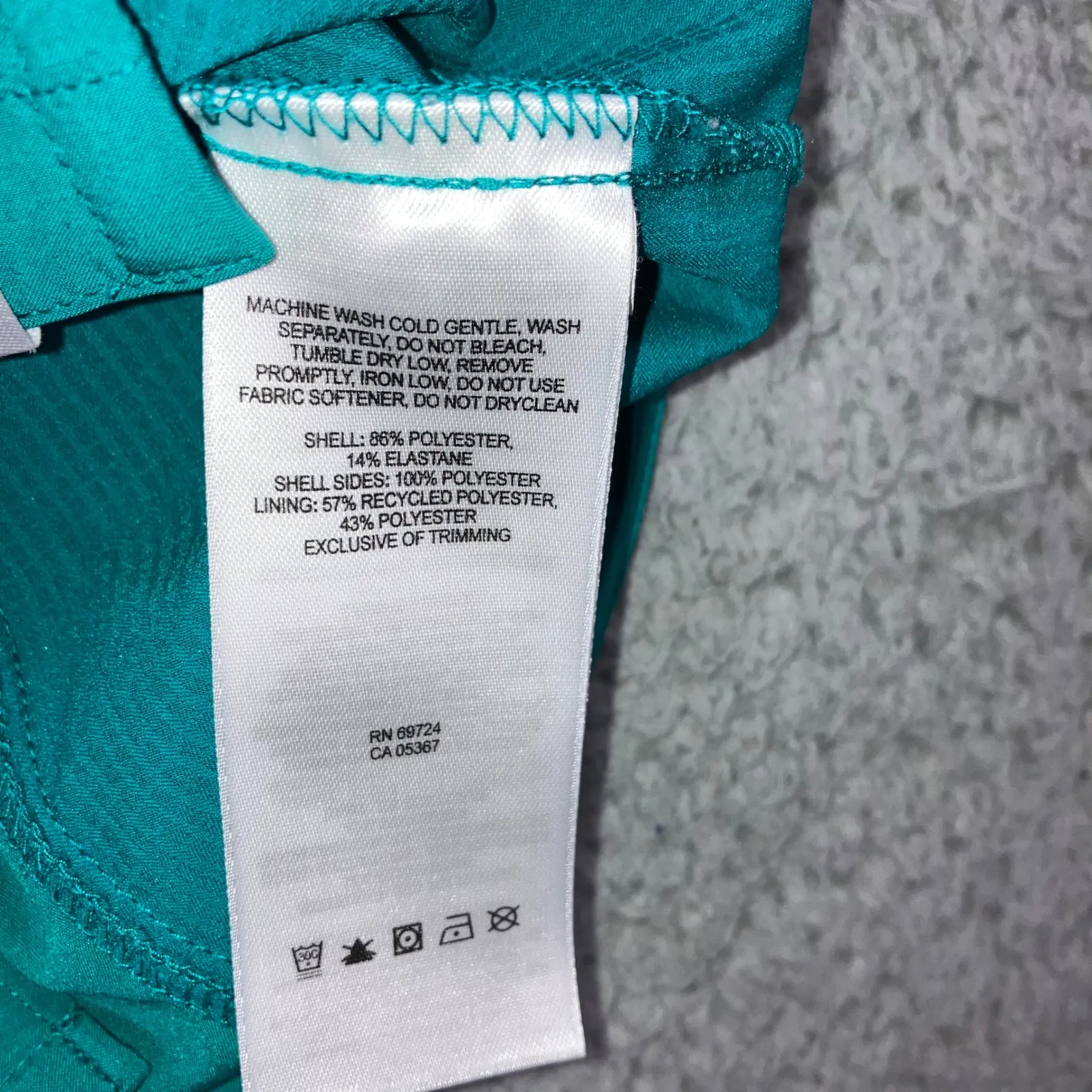 Columbia Omni Shade Button Up Shirt Women Large Teal Roll Tab Sleeve Outdoor - Image 8