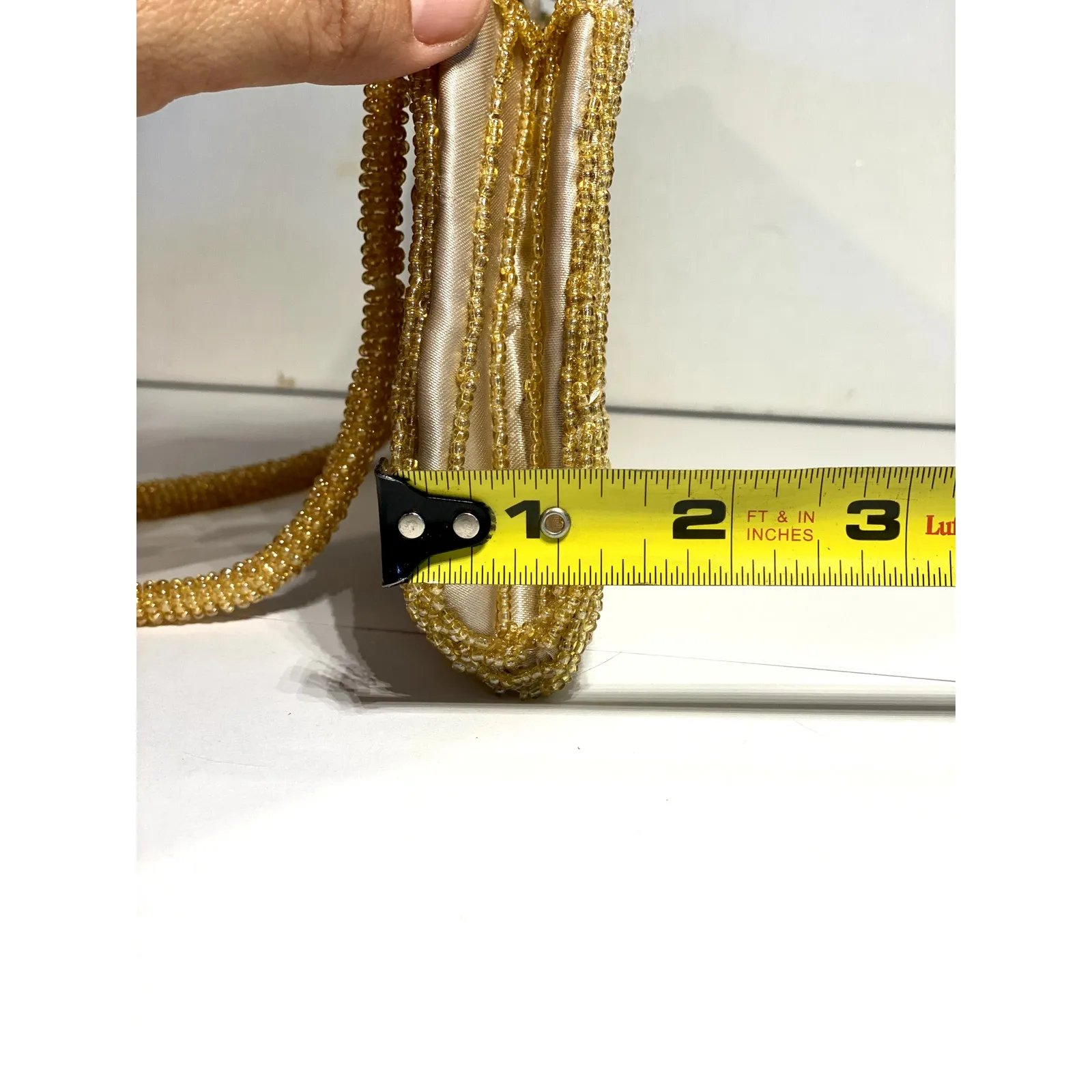 Vintage BIJOUX TERNER Handbag  BEADED SEQUINS WOOD BEADS - Image 12