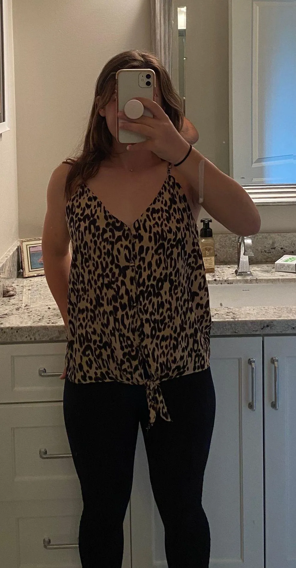 Cheetah Print Tank Top Multi Size M - Image 3