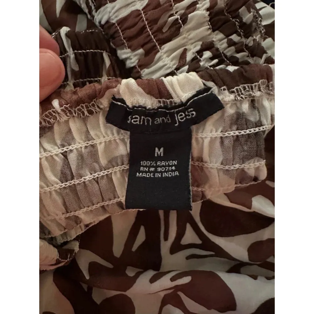 Women's Sam and Jess Jumpsuit, M, Brown‎ Brown Size M - Image 7