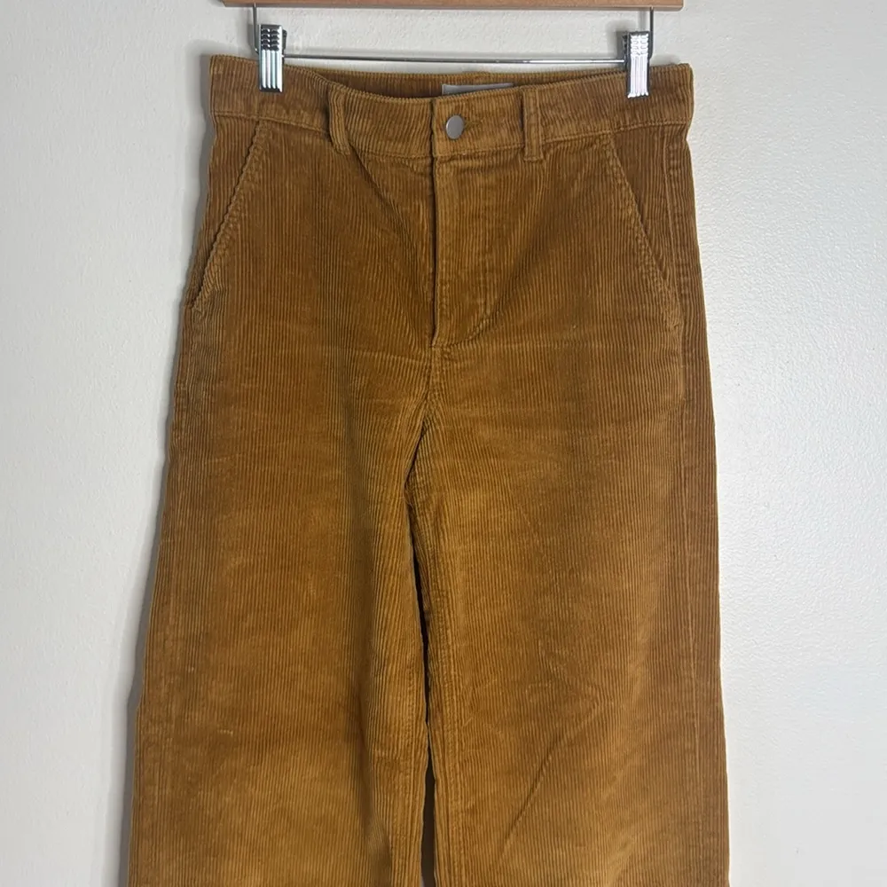 EVERLANE The Corduroy Wide-Leg Pant Toasted Coconut Brown pant size 6 - Image 2