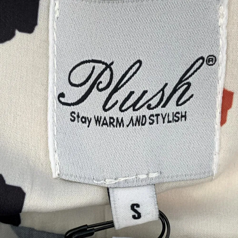 NWT Revolve x Plush Silky Abstract Printed Pajama Set in Cream - Image 8