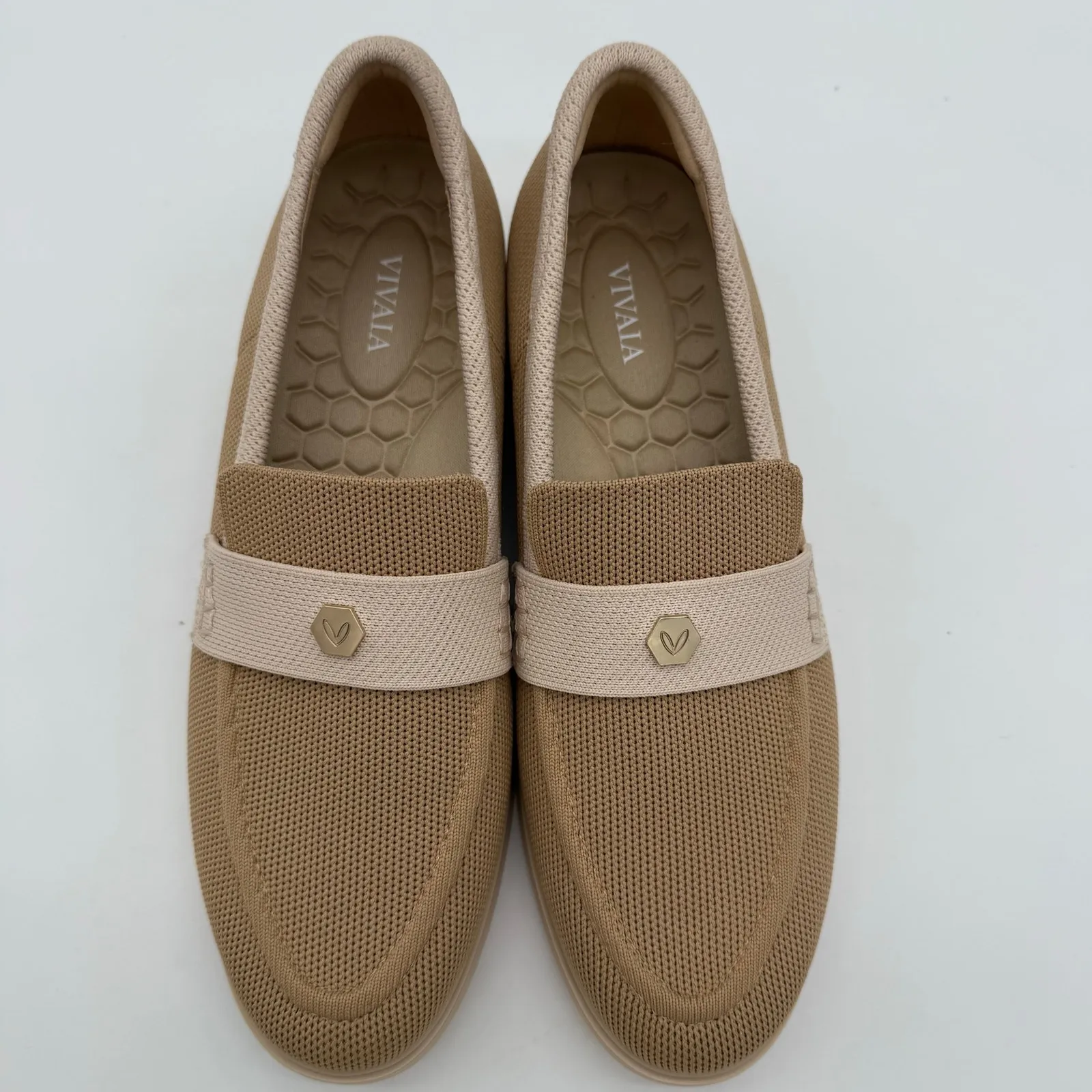 Vivaia Liana Classic Penny Loafers Old Money Minimalist Nude Ivory Comfort 8 Tan - Image 6