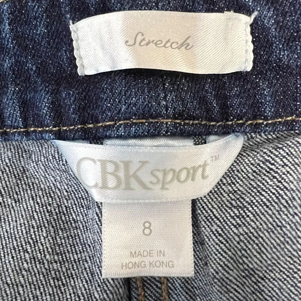 CBK Sport Womens Denim Blue Jeans Pants Stretch Straight Leg Medium Wash Size 8 - Image 6