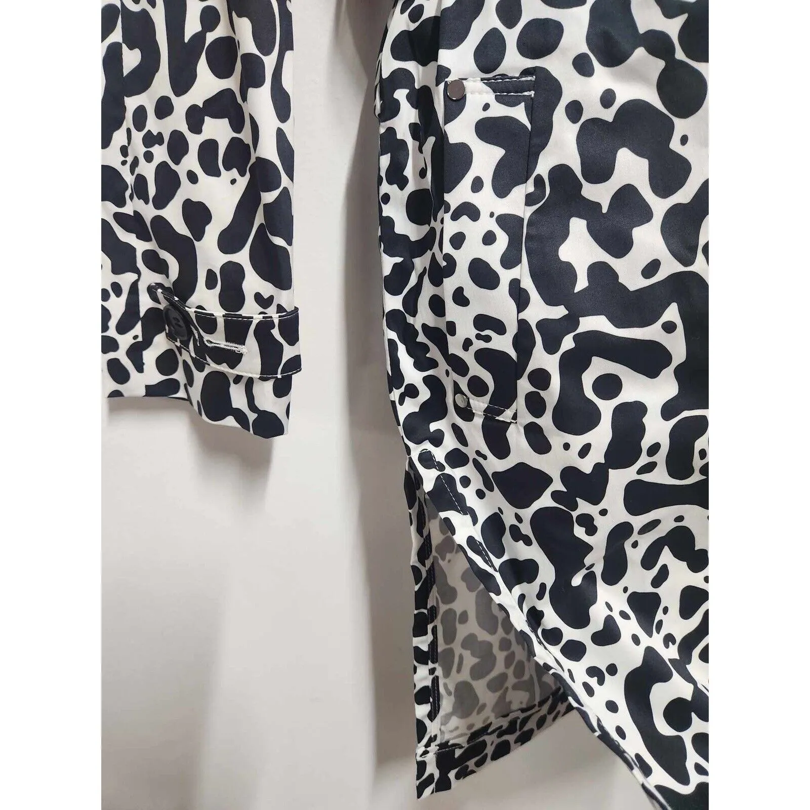 Lita By Ciara AMOUR COAT IN KING CHEETAH PRINT Trench Coat  Size 2XS. H - Image 3