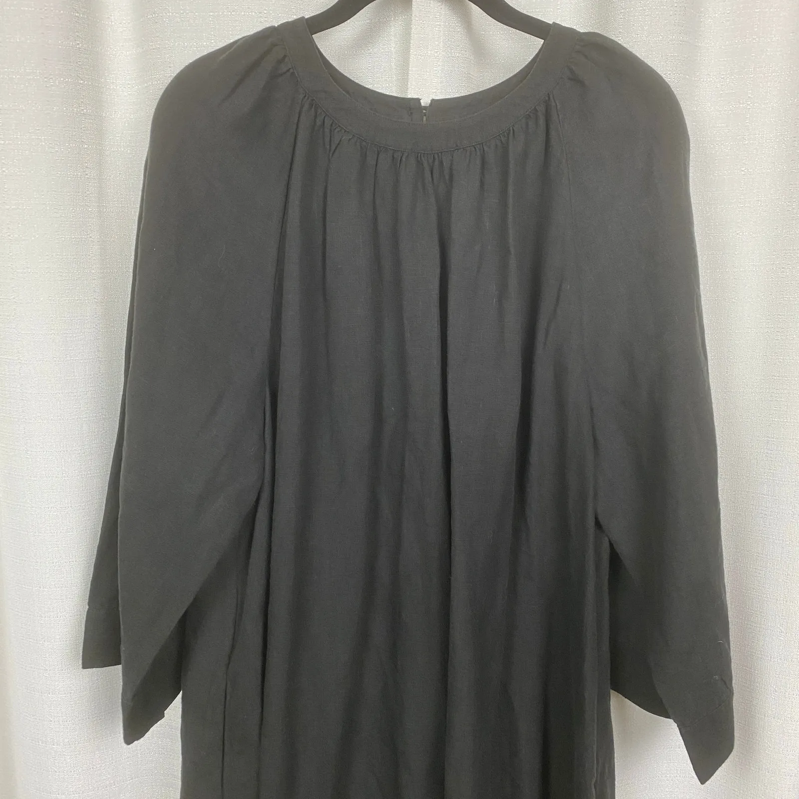 Jenni Kayne Black Linen August Mini Dress Sz.M - Image 6