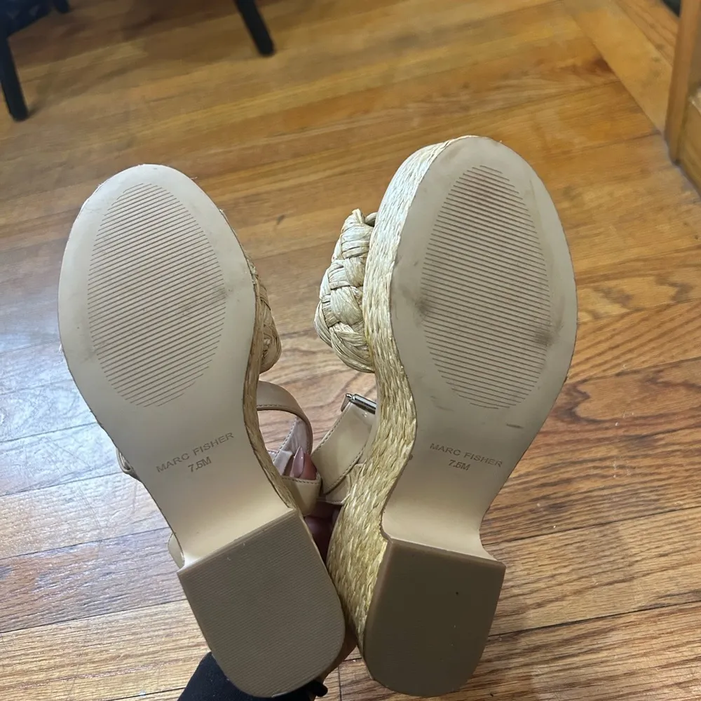 Marc Fisher Raffia Sandal - Image 4