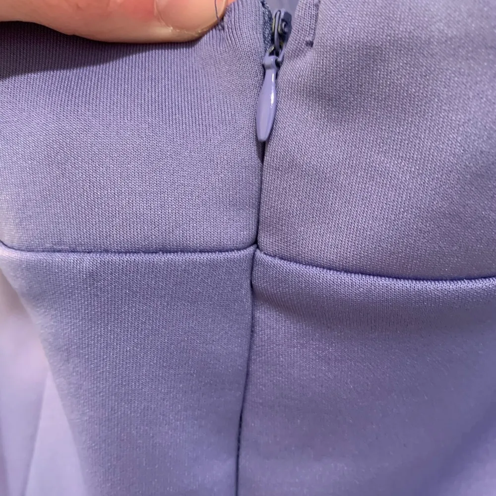 Venus | Lilac purple satin holter top dress size 8 - Image 6