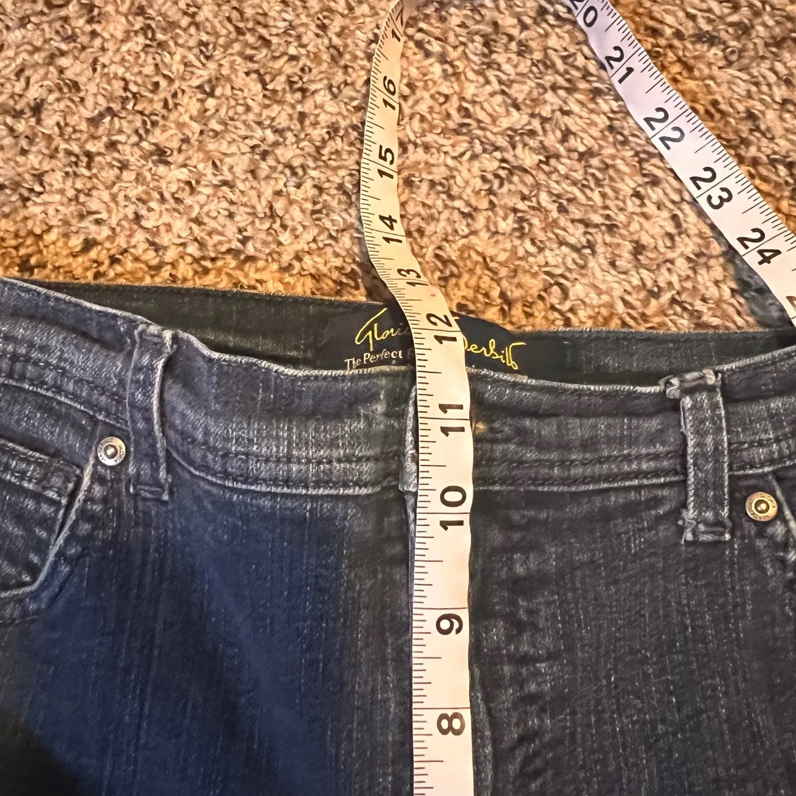 Gloria Vanderbilt Womens Jeans Size 12 Dark Wash Bootcut The Perfect Fit - Image 4