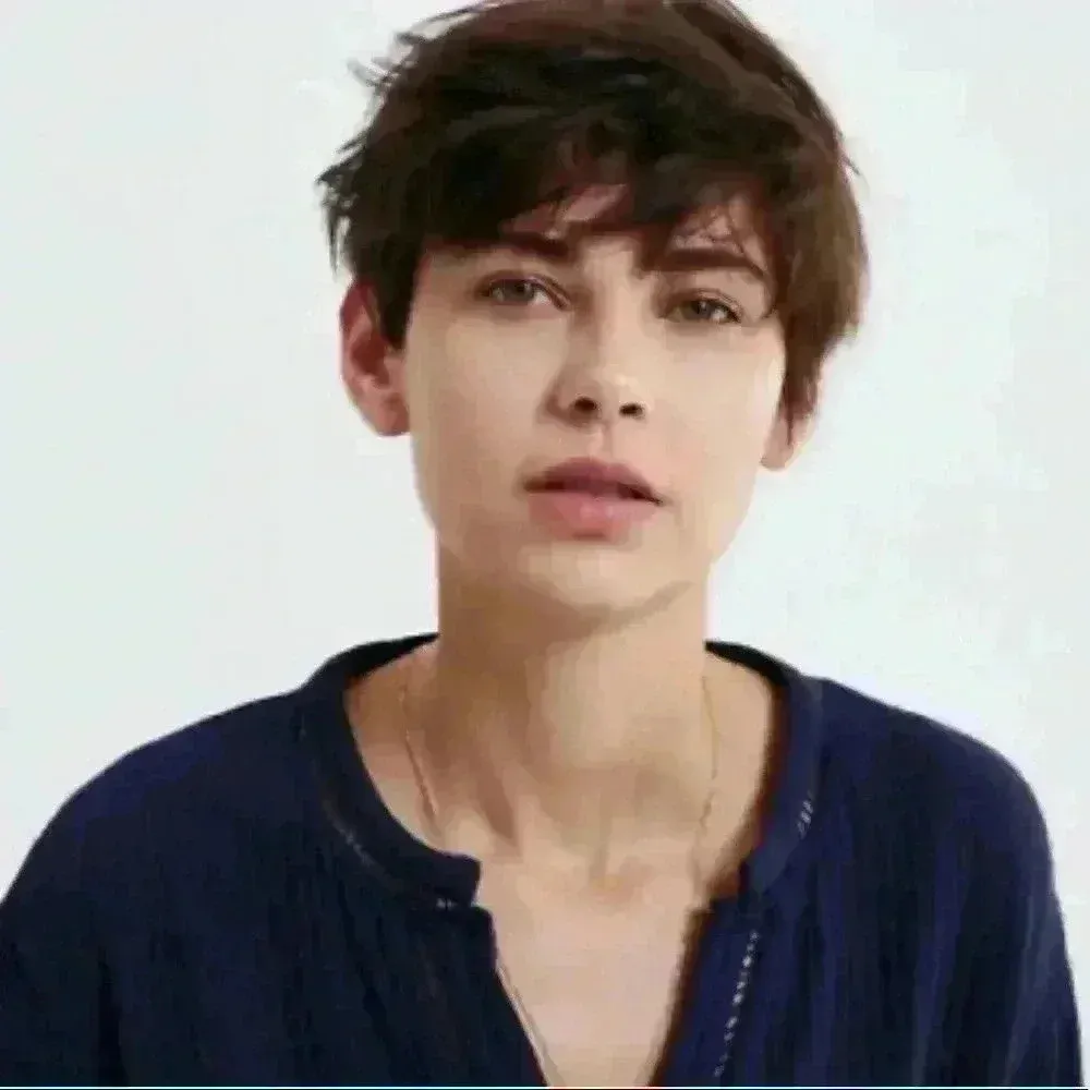 ZARA‎ Navy Lace Insert V-Neck Tunic Top Size XS - Image 4