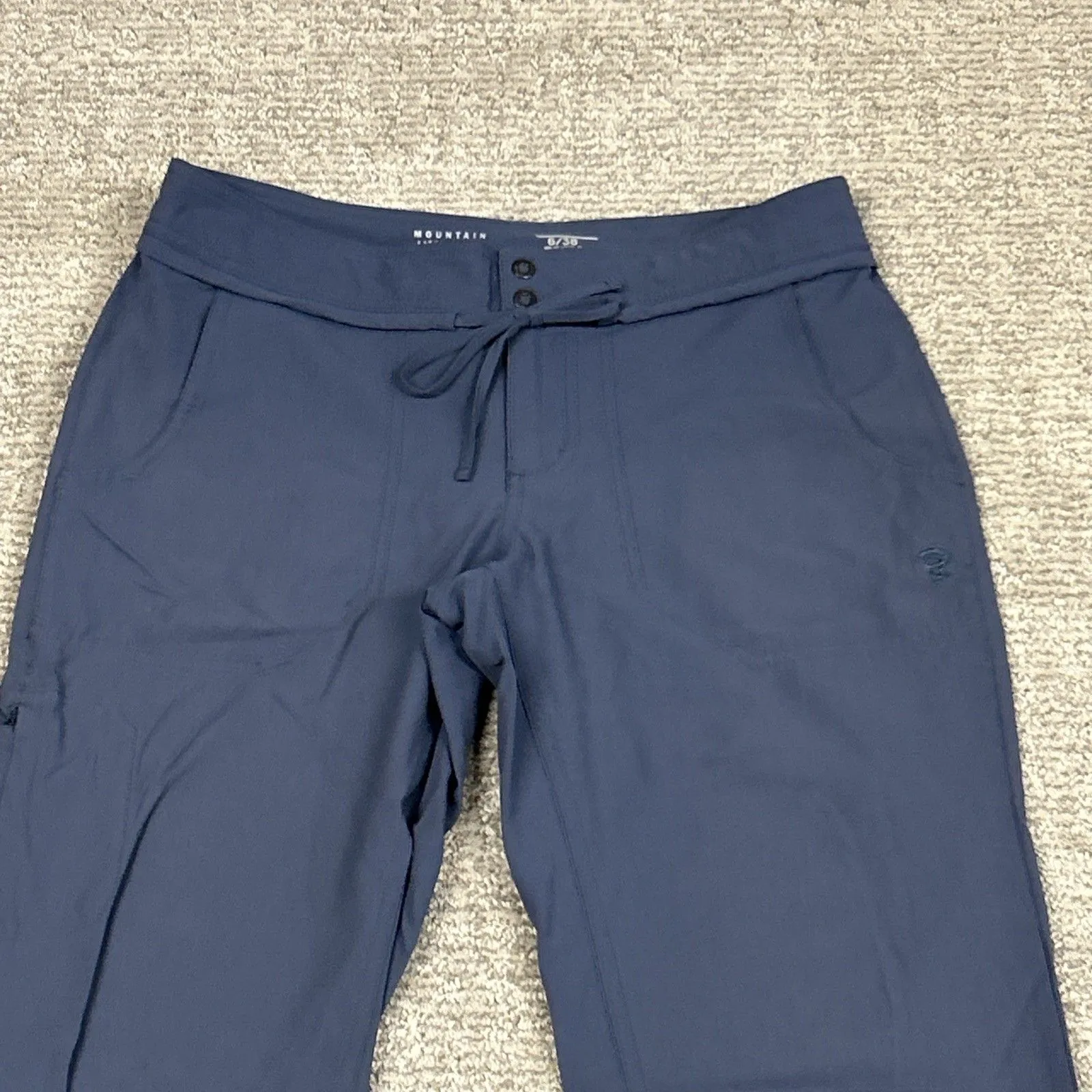 Mountain Hardwear Yuma Pants Womens 6 x 32" Inseam Blue Lightweight UPF - Image 2