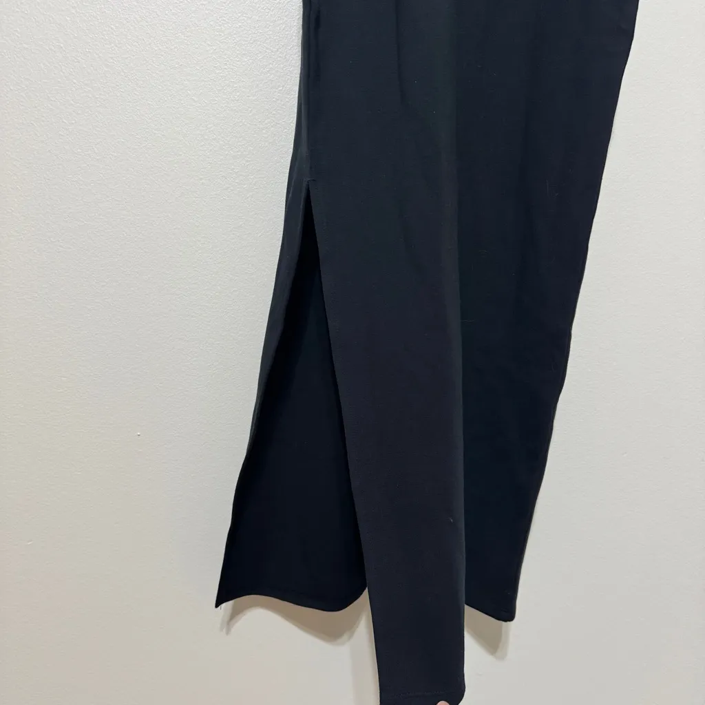 Abercrombie & Fitch Notch Neck Dress Size XS Midi Ponte Stretch Jersey Bodycon - Image 5