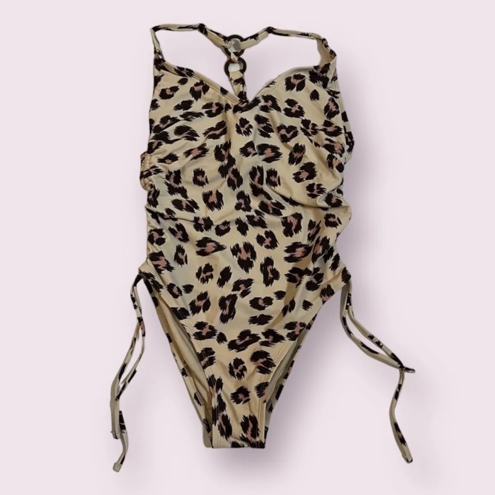 Kona Sol Cheetah Print Swimsuit Small - Image 9