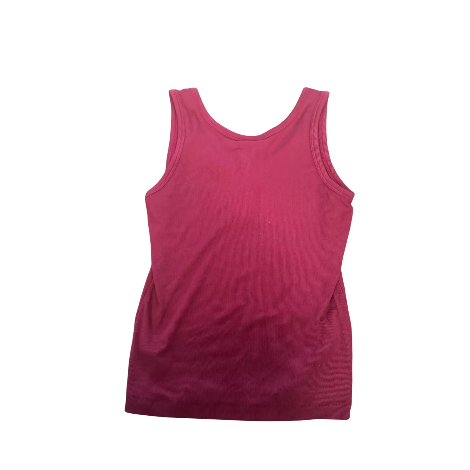 Joie Anthropologie Women's Tank Top Medium Red Henley Sleeveless Casual - Image 2