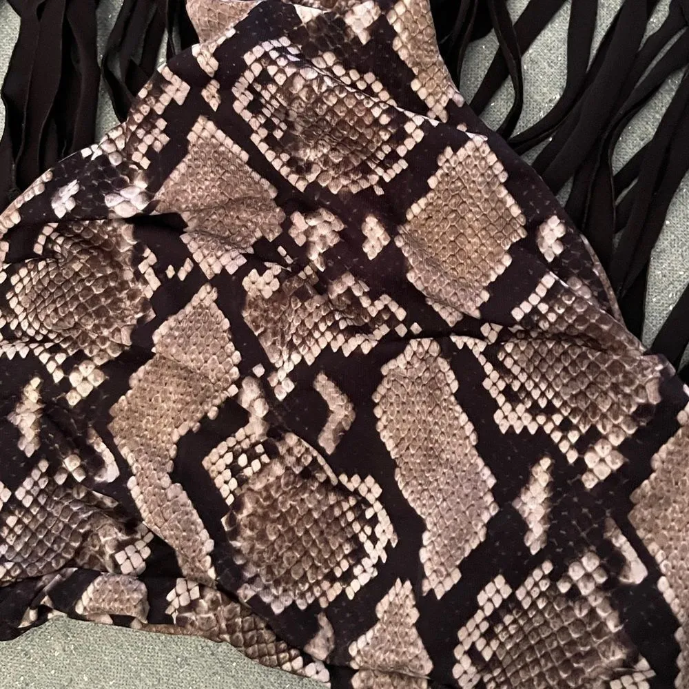 Indah Snake Print Bikini Top - Image 3