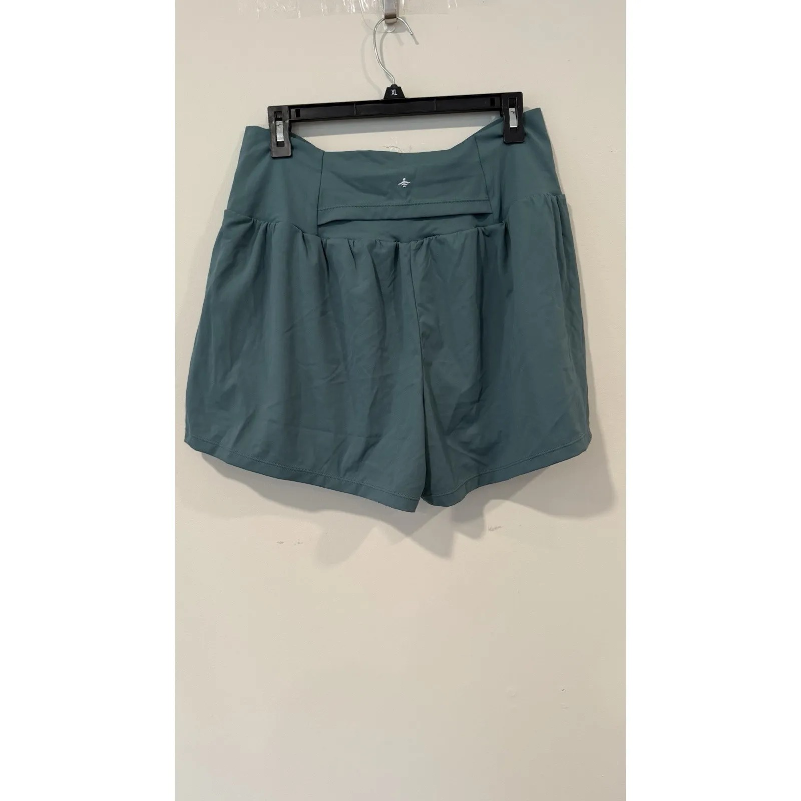 NWT Halara High Waisted Pocket 2-in-1 Contrast Mesh Curved Hem Running Shorts 3' - Image 4