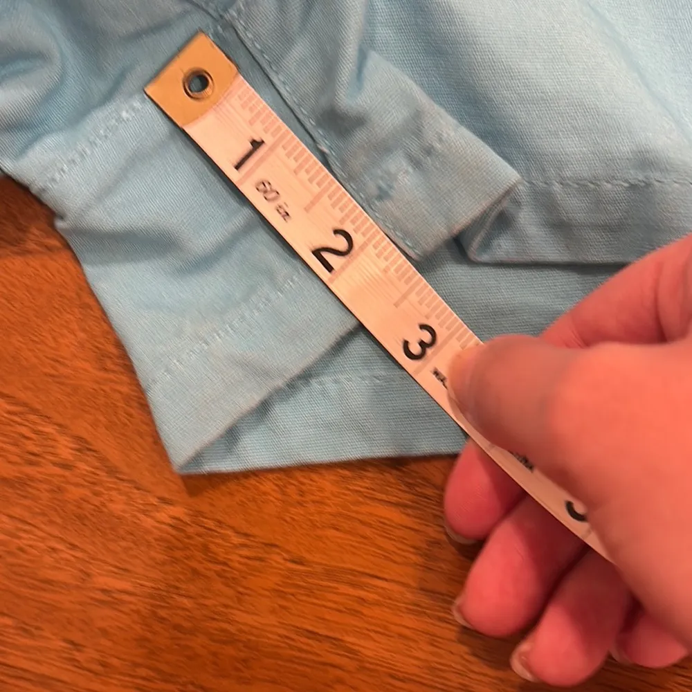 Y2K Tommy Hilfiger Turquoise Shorts with Drawstring Waist - Image 7