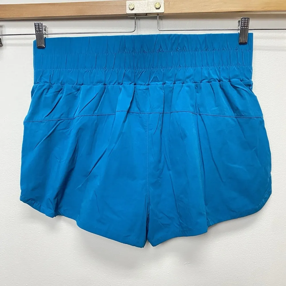 Joy Lab Women High Waist Nylon Shorts Lined Size XL Blue Outdoor Athleisure Gym - Image 6
