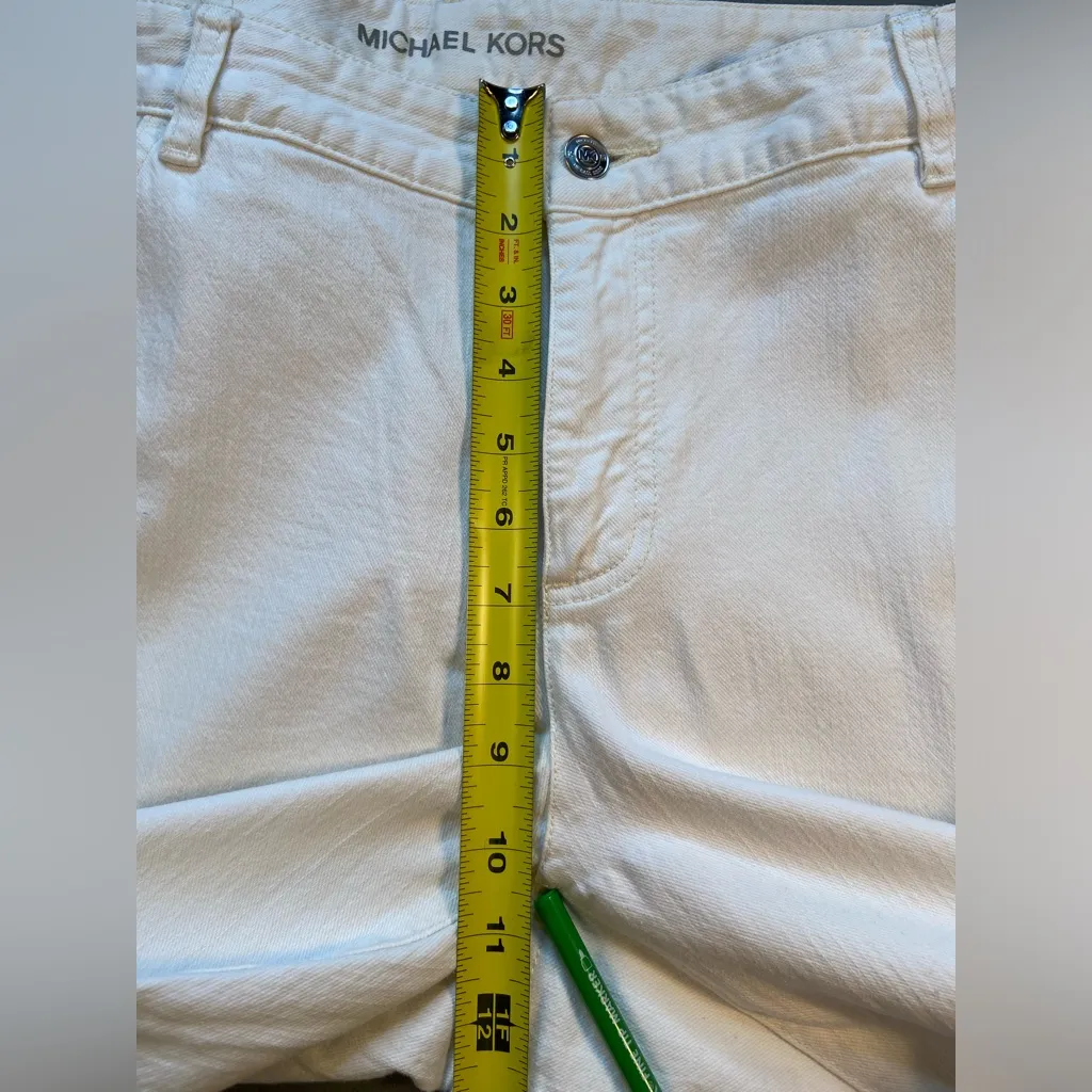 Michael Kors,‎ Winter White Vintage Soft Jeans, Size 16W - Image 7