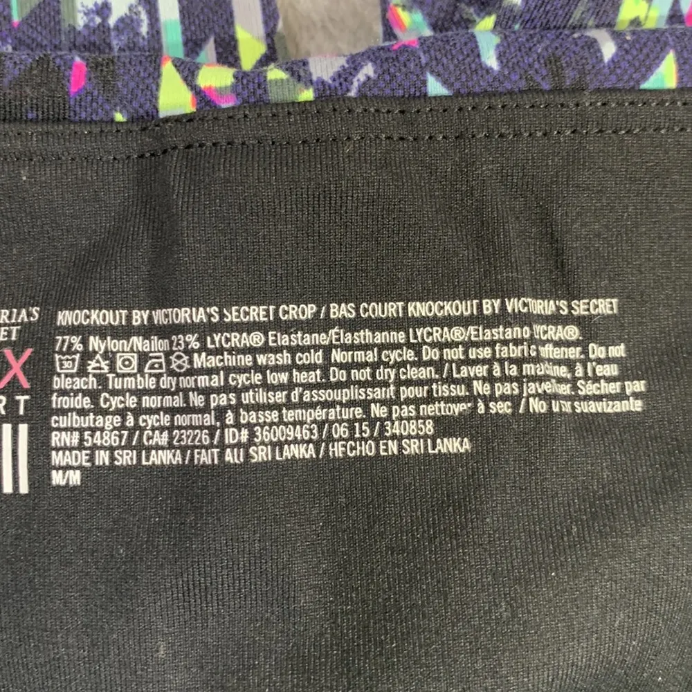 Victoria’s Secret Sport Knockout Crop Tribal Print Leggings Size M - Image 11
