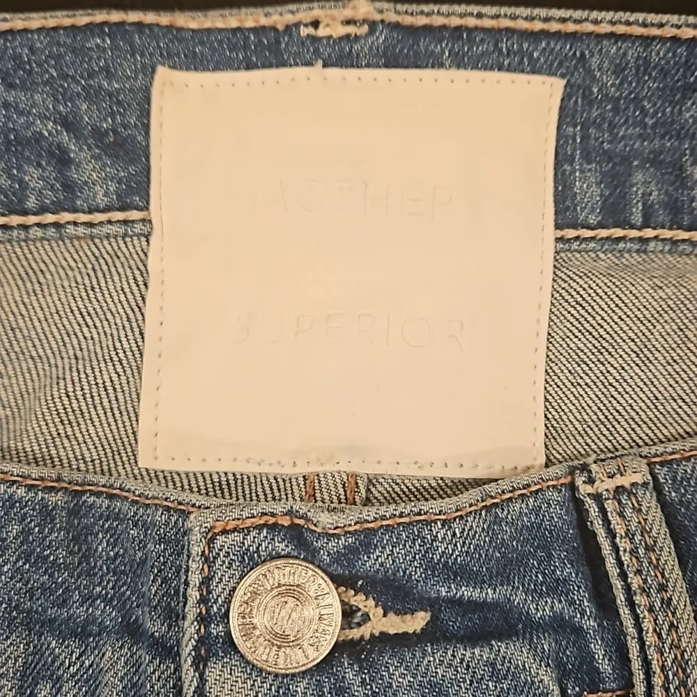 💕MOTHER SUPERIOR💕 The Tomcat Jeans ~ Kneeling On Stones 34 NWOT Blue - Image 15