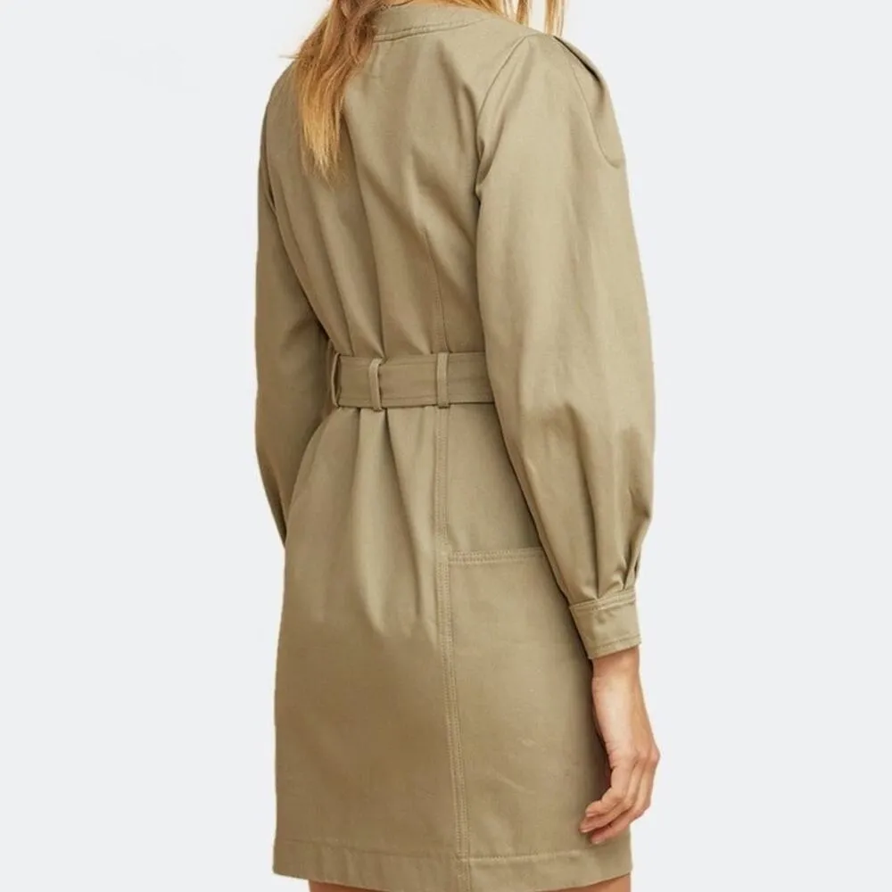 Les Coyotes De Paris Clay Eeva Dress Sz 40 M/L NWT Tan Size M - Image 12