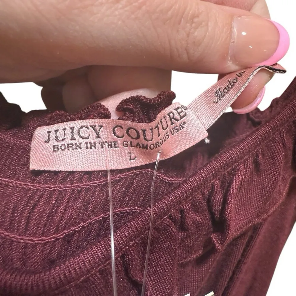 Juicy Couture Large Tank Women's Size 90's Y2K Ruffle Fairycore Whimsycore NWT - Image 6