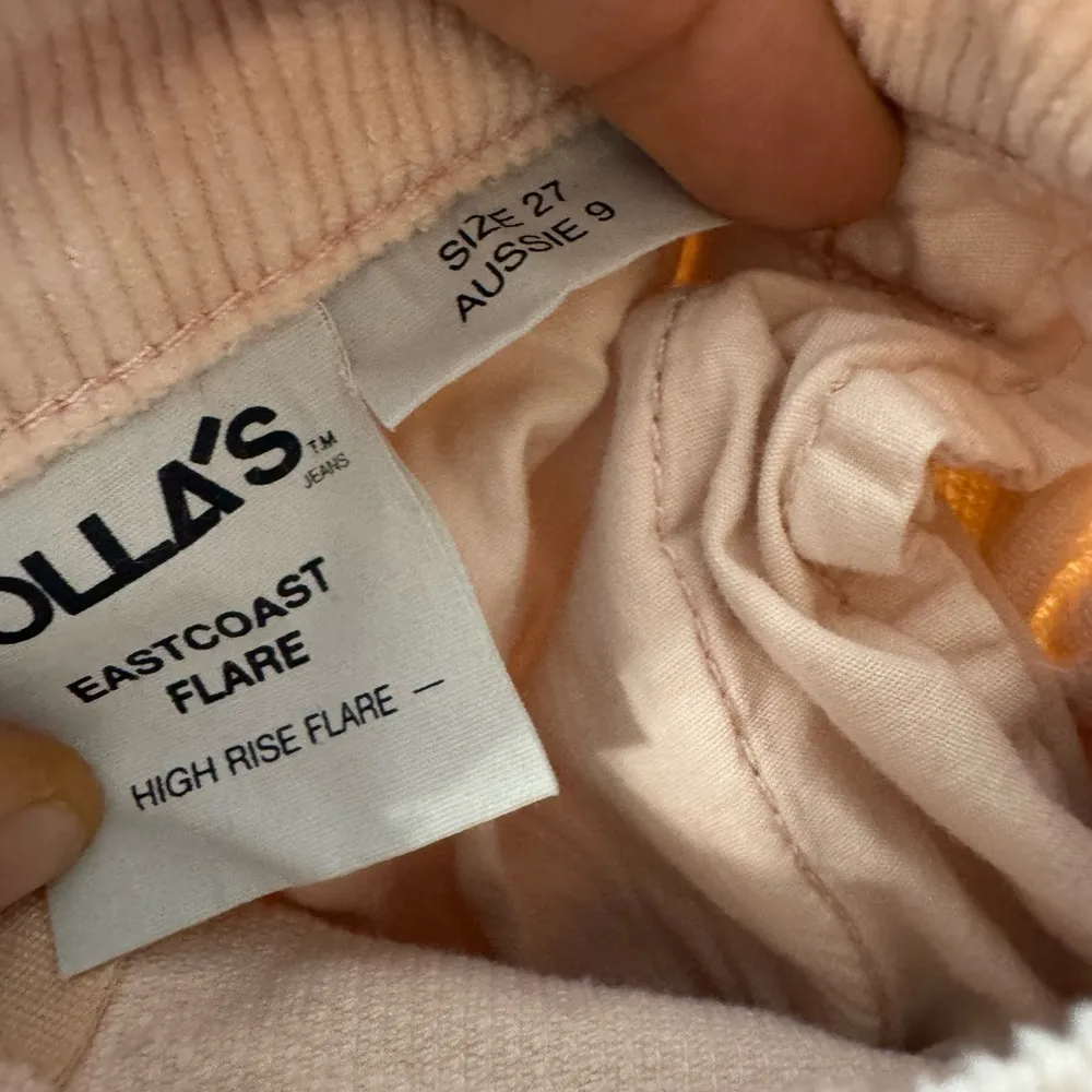 ROLLA'S EASTCOASTST FLARE BALLET PINK CORDUROY SZ 27 WORN ONCE - Image 6