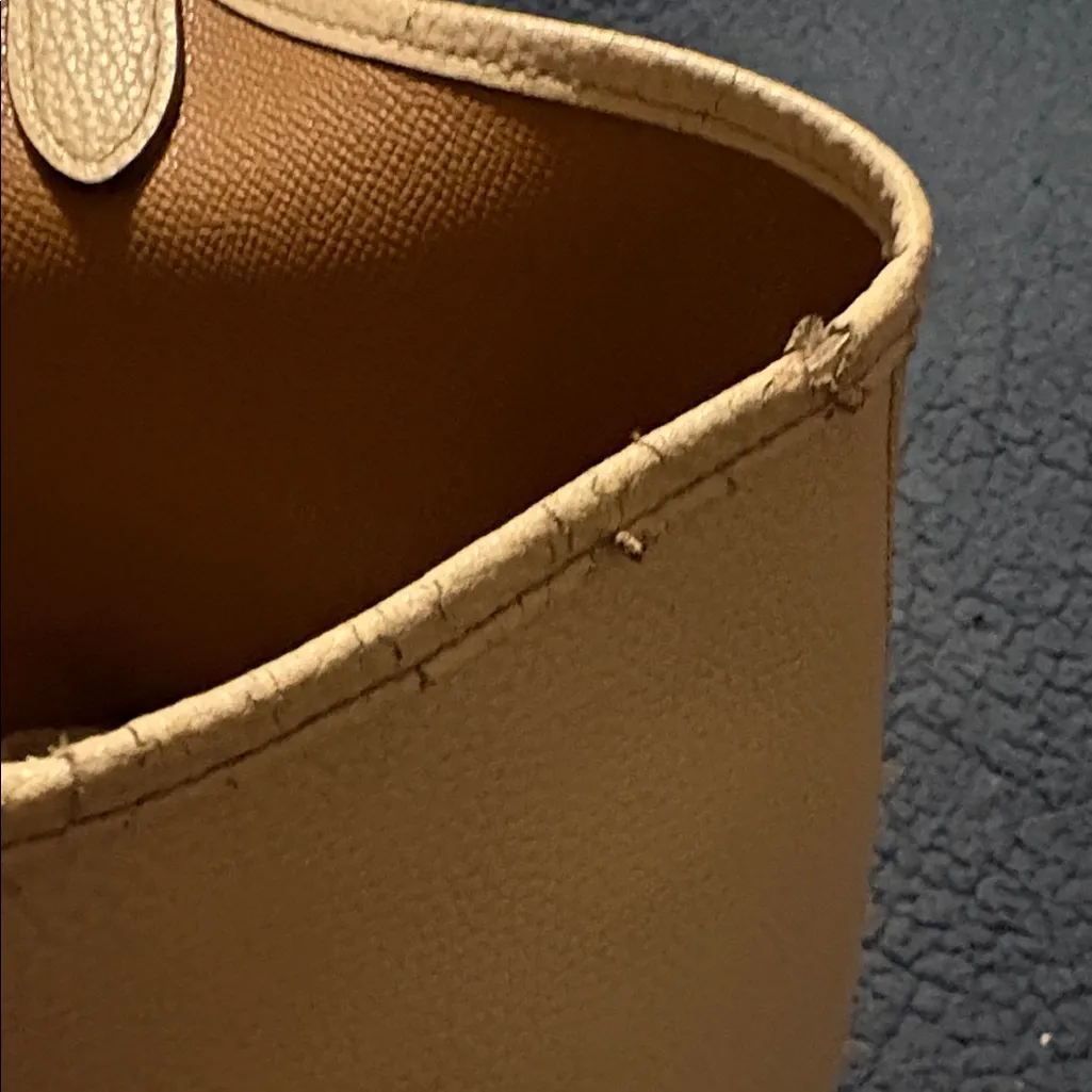 COACH Day Tote Bag cream Pebbled Leather Tote - Image 12