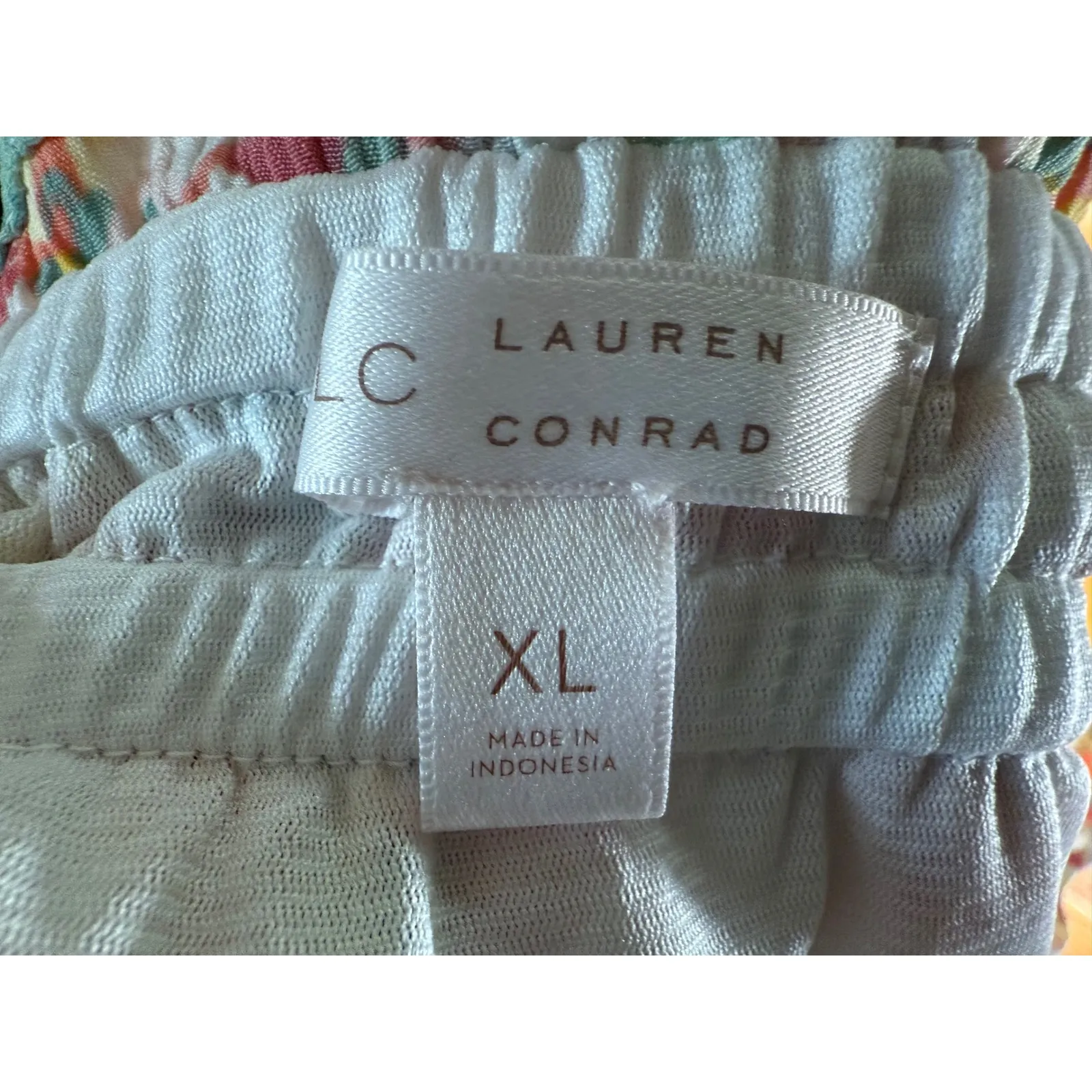 Lauren Conrad Floral Ruffle Skirt‎ XL Womens Colorful Spring Summer - Image 5