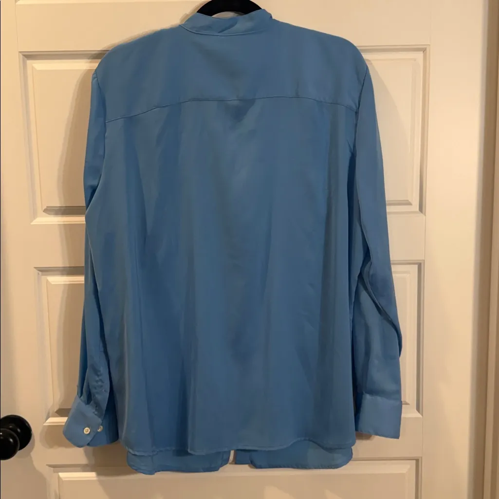 lauren ralph lauren light blueberry blouse 1X NWT - Image 4