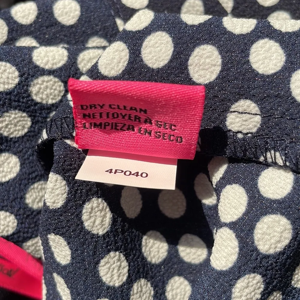 Betsey Johnson Polka Dot Jumpsuit, Navy Plus Sizes - Image 7