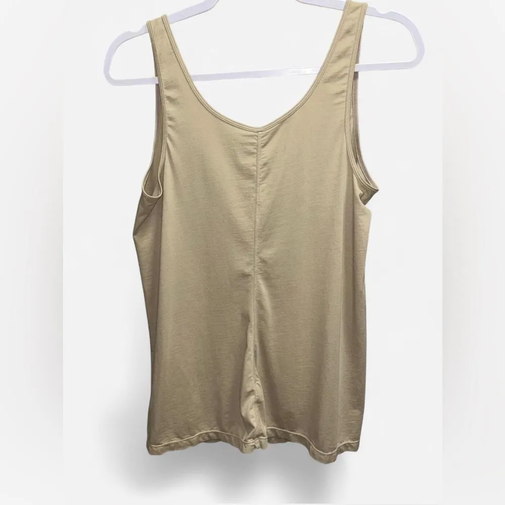 Old Navy Fitted Tank Top | Size Large | Neutral Beige - Image 2